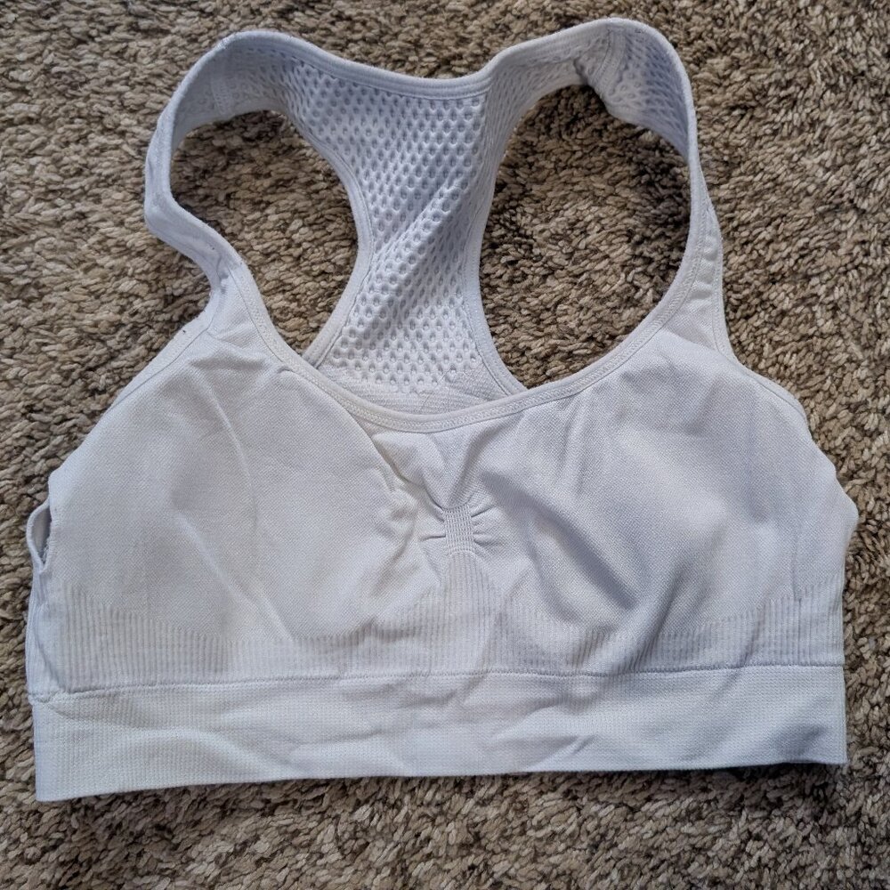 Jockey Racerback Sports Bra, Removable Pads, Size Medium - Picture 4 of 5